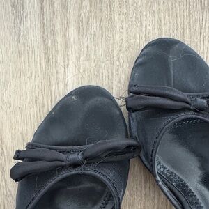 FIONI Clothing Black Bow Mules